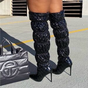 Thigh High Stiletto Boots